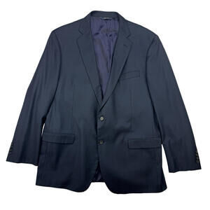 Brooks Brothers 1818 Madison Blazer Jacket Striped Navy Size 46 L